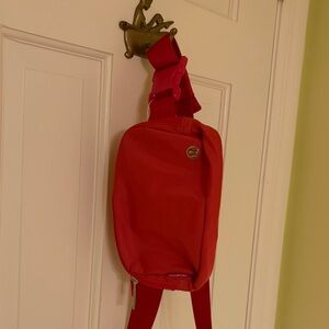 lululemon athletica Red Crossbody Belt Bag
